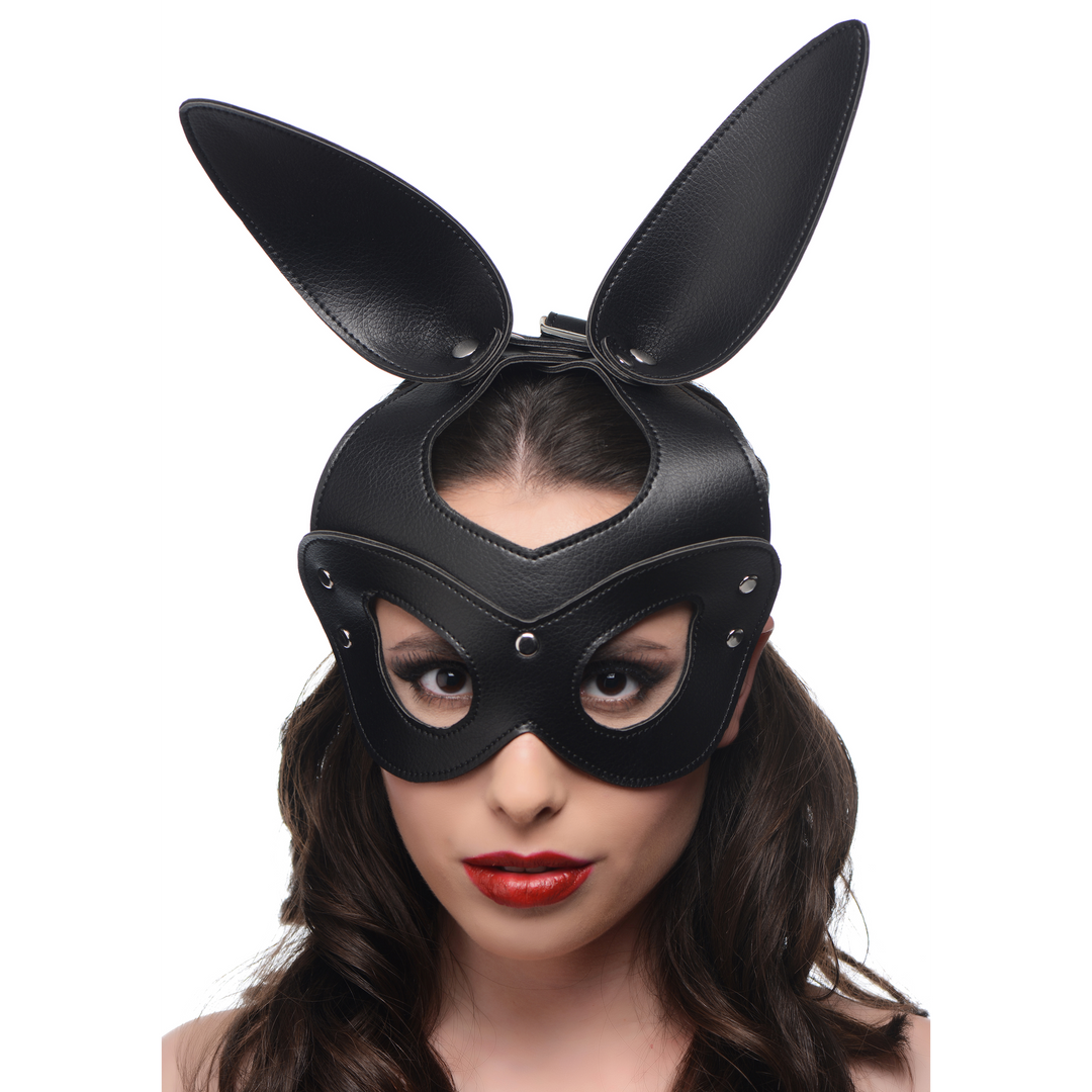 Bad Bunny Konijnenmasker Zwart - Speels & Stoer Accessoire