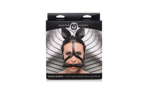 Dark Horse Pony Hoof Goggles With Silicone Bit – Perfect Comfort