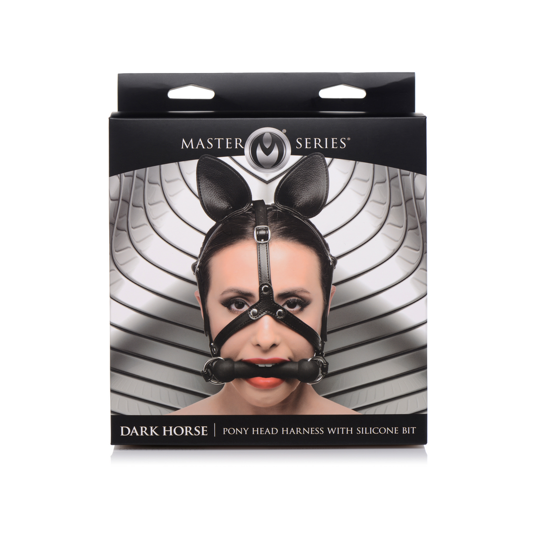 Dark Horse Pony Hoof Goggles With Silicone Bit – Perfect Comfort