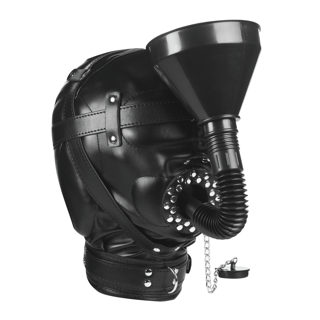 Degraded Sensory Deprivation Hood Black With Funnel – Xr Brands