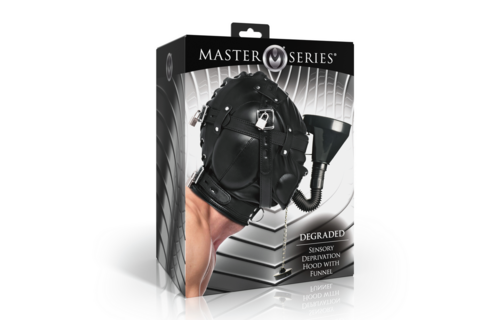 Degraded Sensory Deprivation Hood Black With Funnel – Xr Brands