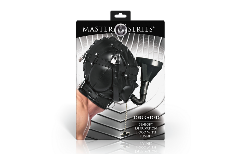 Degraded Sensory Deprivation Hood Black With Funnel – Xr Brands