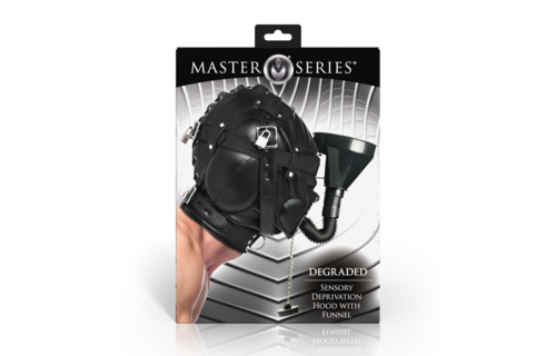 Degraded Sensory Deprivation Hood Black With Funnel – Xr Brands