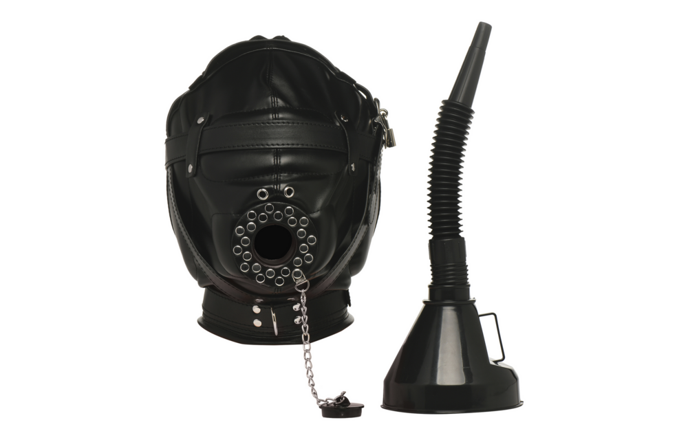 Degraded Sensory Deprivation Hood Black With Funnel – Xr Brands