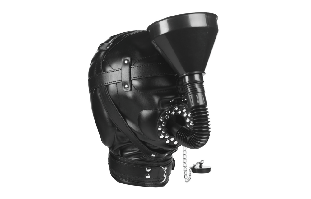 Degraded Sensory Deprivation Hood Black With Funnel – Xr Brands