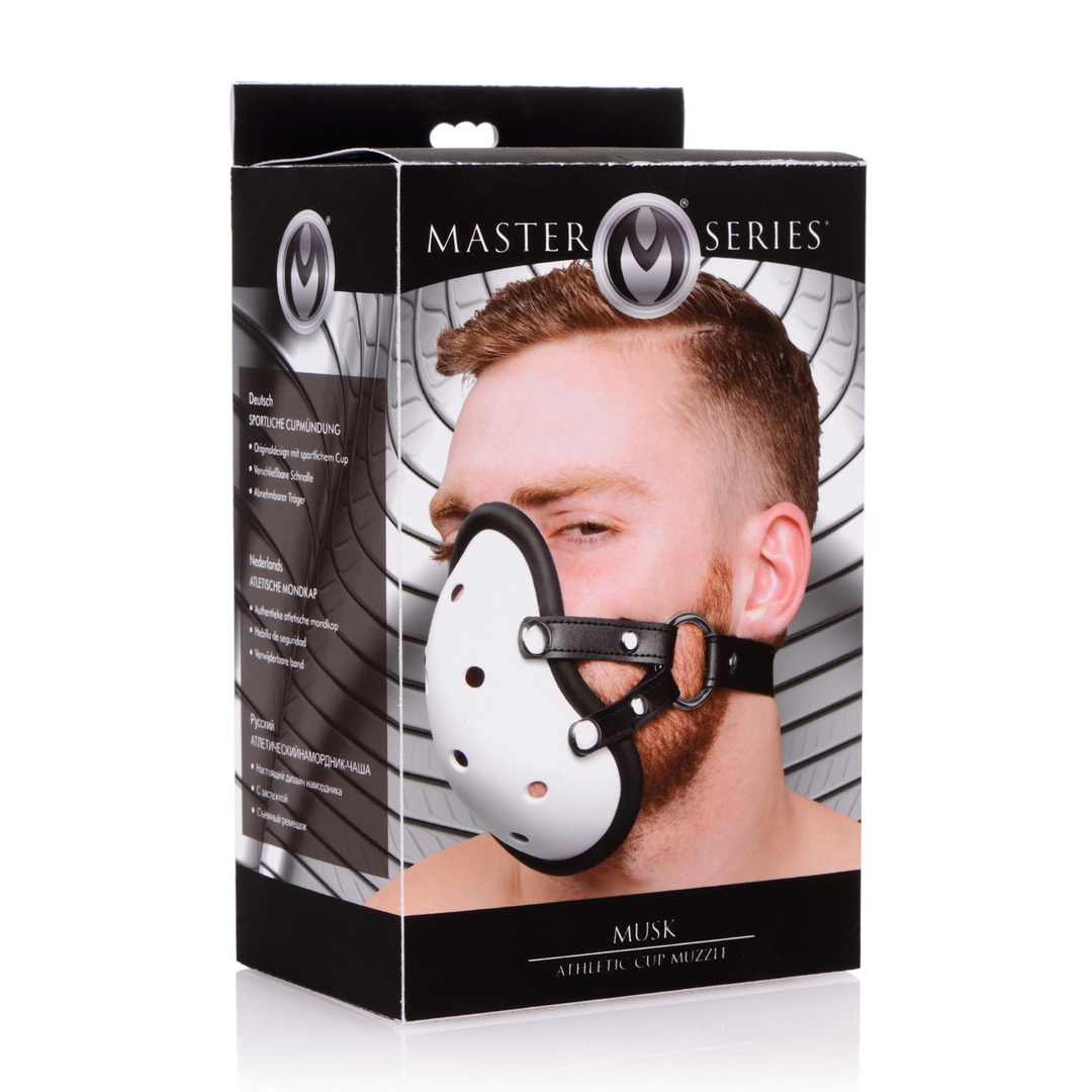 Musk Athletic Cup Muzzle – Comfortable & Removable