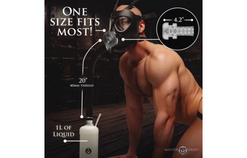 Overload Stroker Gasmasken-Set Schwarz | Atemkomfort & Spannung