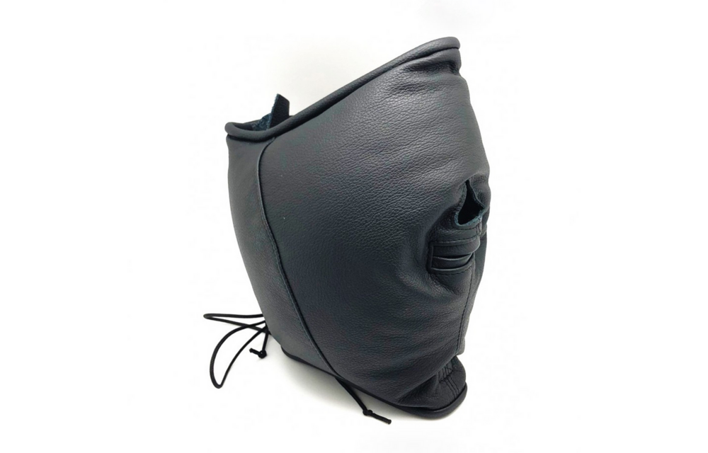 Padded Leather Sensory Hood - Black