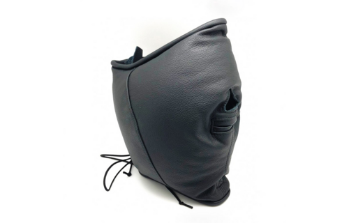 Padded Leather Sensory Hood Black – Stylish & Durable