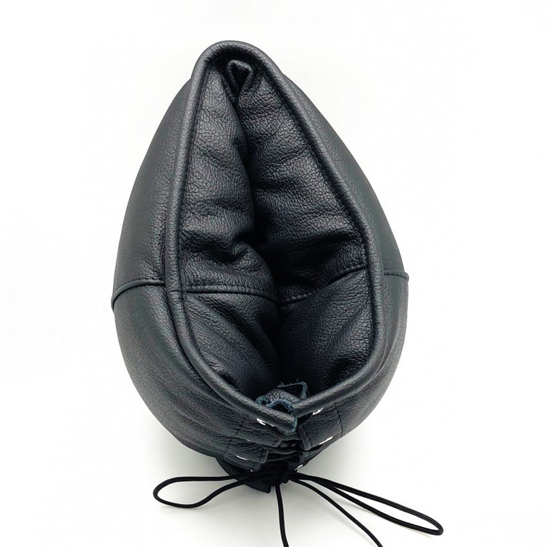 Padded Leather Sensory Hood - Black