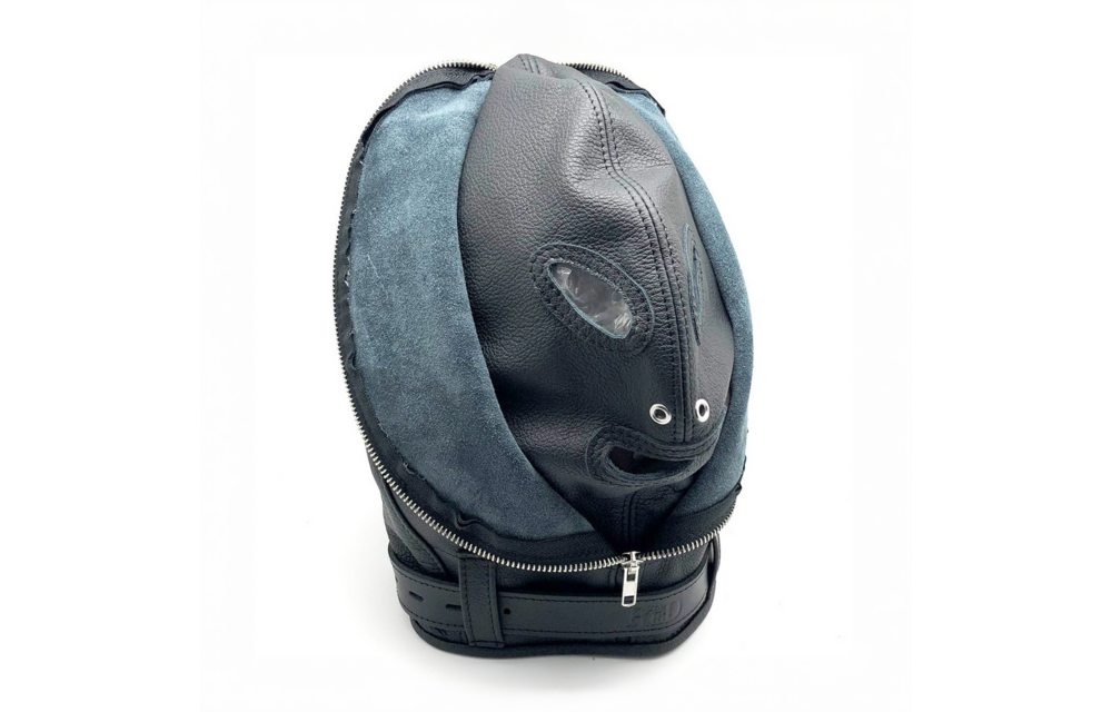 Sensorial Leather Balaclava - Black