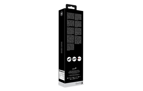 Heart-Shaped Paddle & Metal Anal Plug Black | BDSM Toy