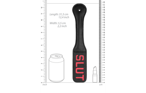 Paddle Slut Leder | Stilvolle Dominanz & Komfort Schwarz