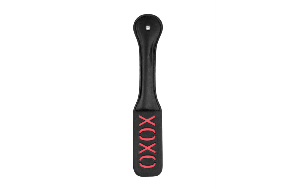 Paddle Xoxo Schwarzes Leder – Liebevolles & Robustes Accessoire