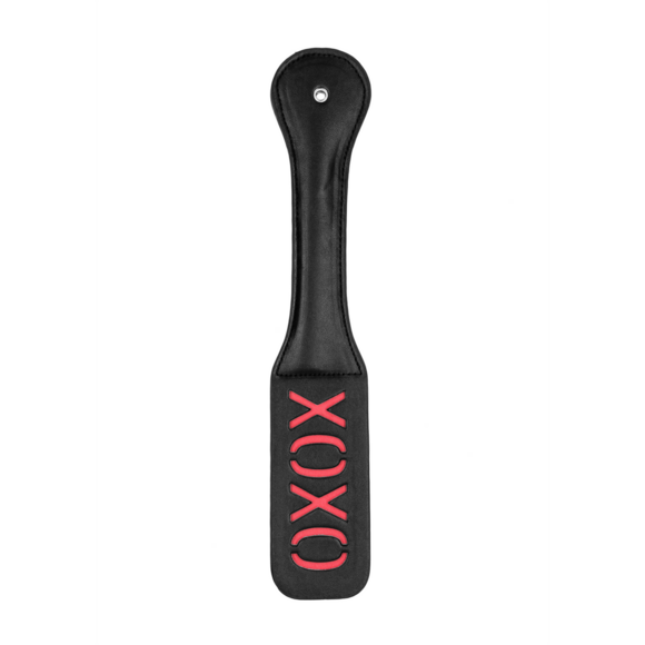 Paddle Xoxo Zwart Leer – Liefdevol & Stevig Accessoire