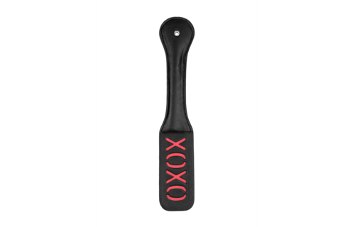 Paddle Xoxo Black Leather – Loving & Sturdy Accessory