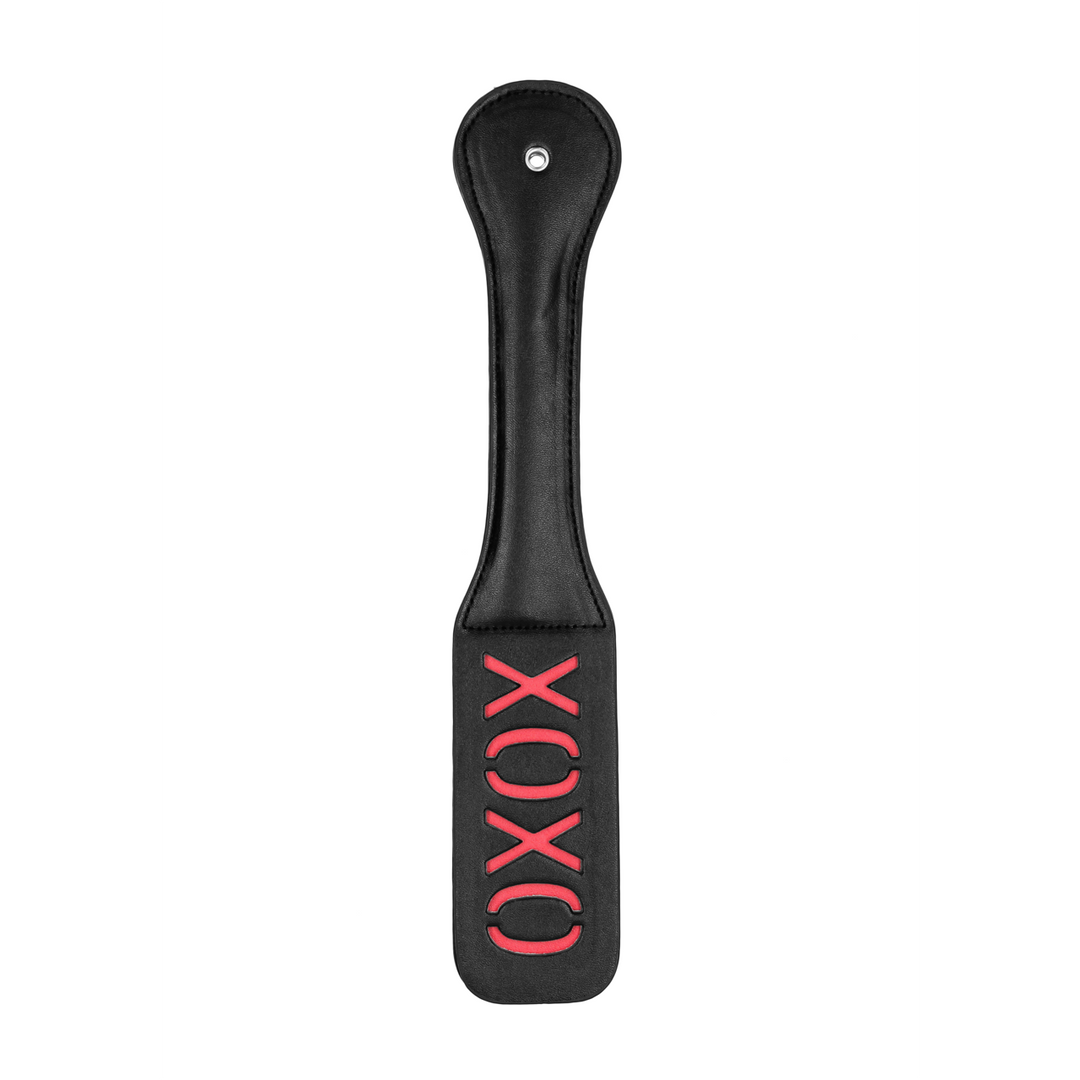 Paddle Xoxo Black Leather – Loving & Sturdy Accessory