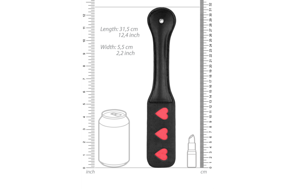 Paddle Hearts Leder-Herzpaddel – Liebevolles & stilvolles Accessoire