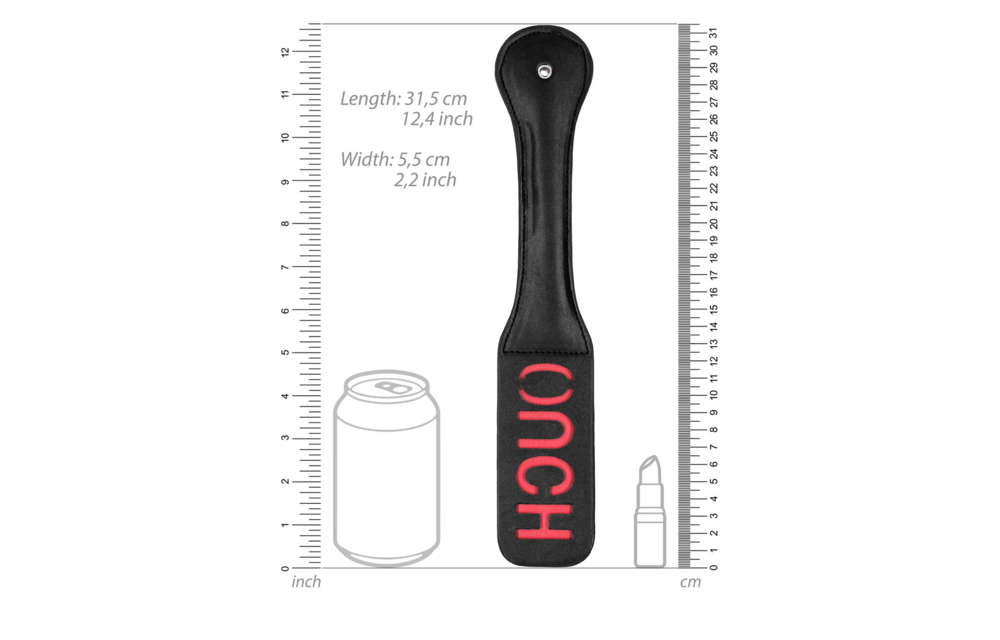 Bonded Leather Paddle Ouch