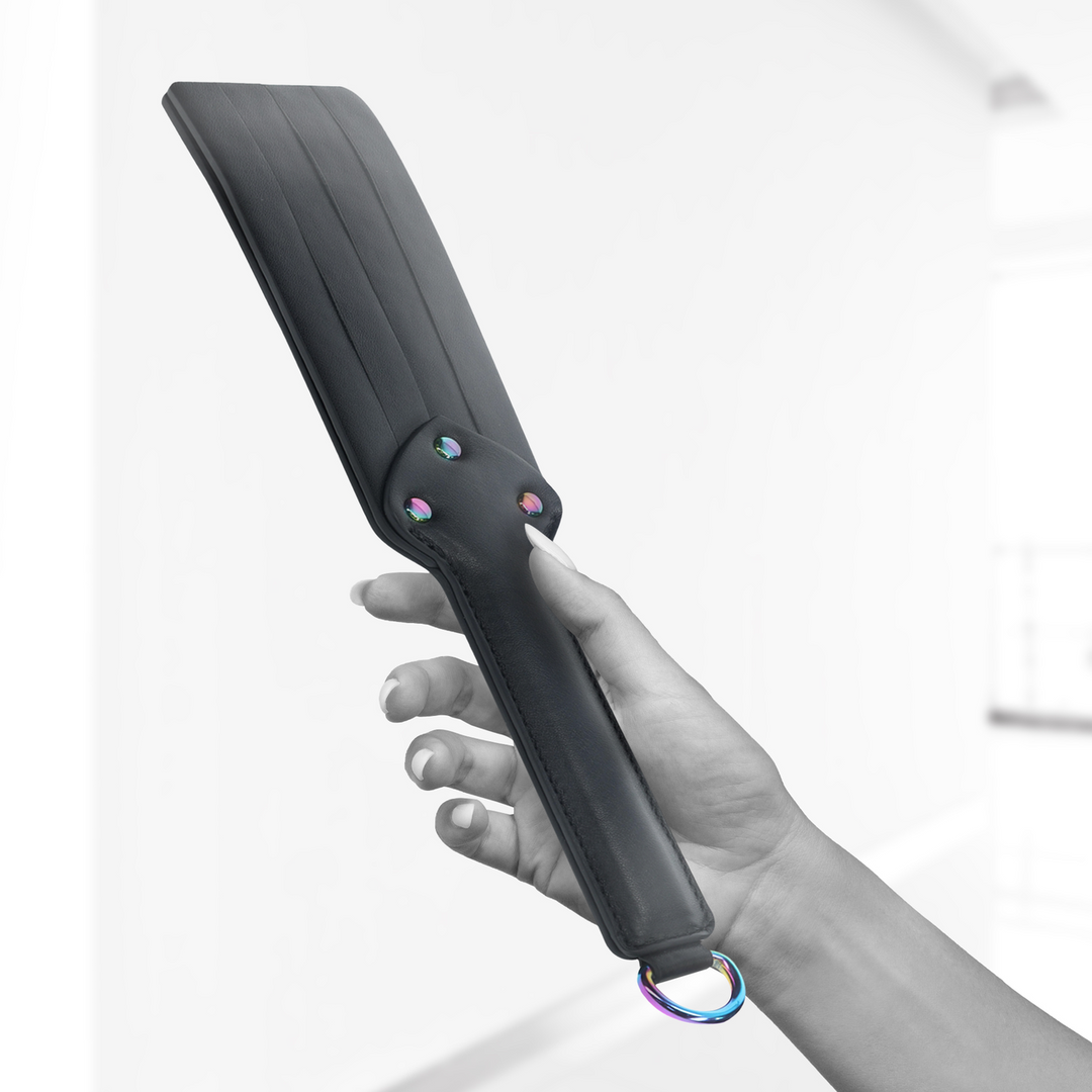 Venice Collection Paddle Black – Stylish & Sturdy BDSM Accessory