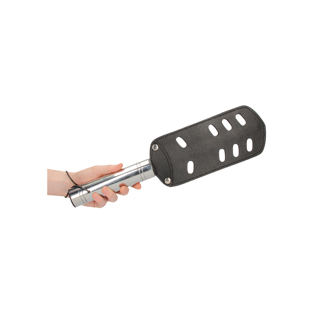 Geperforeerde Leren Paddle – Ultieme Impact & Grip
