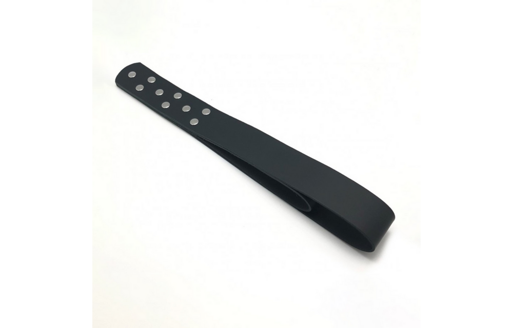 Schwarzes Leder-Doppelpaddel 44,5 cm – Langlebig und stilvoll