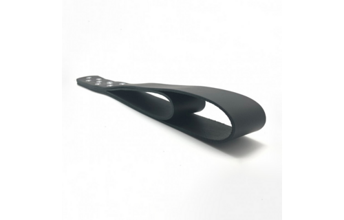 Schwarzes Leder-Doppelpaddel 44,5 cm – Langlebig und stilvoll