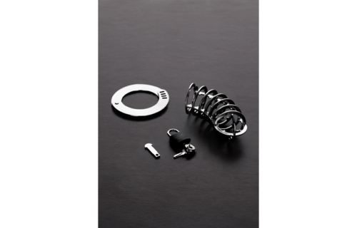 Spiked Keuschheitskäfig Steel By Shots – Cool & sicher