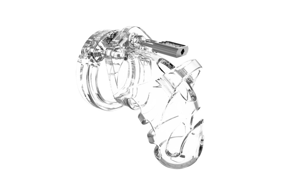 Modell 25 - Keuschheitskäfig - 3,5'' / 9 cm - Transparent