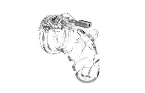 Model 25 - Chastity Cage - 3.5'' / 9 cm - Transparant