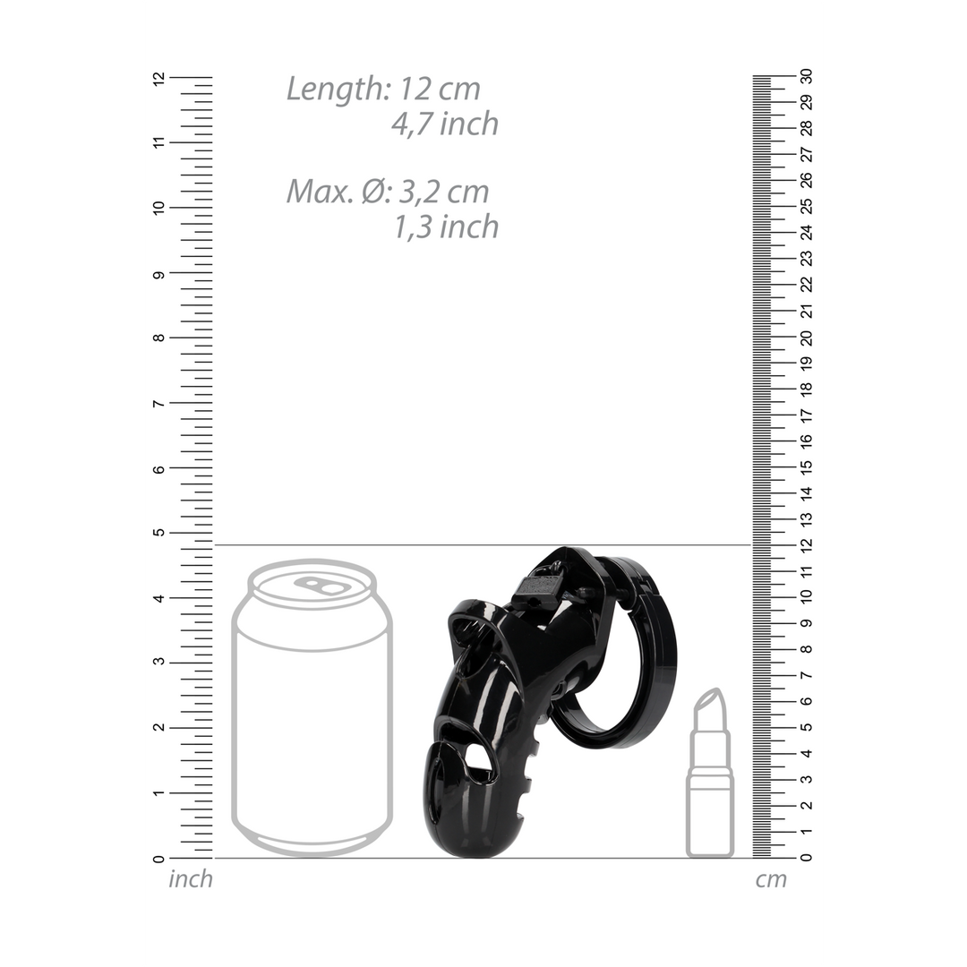 Model 26 - Chastity Cage - 4.5'' / 11,5 cm - Zwart