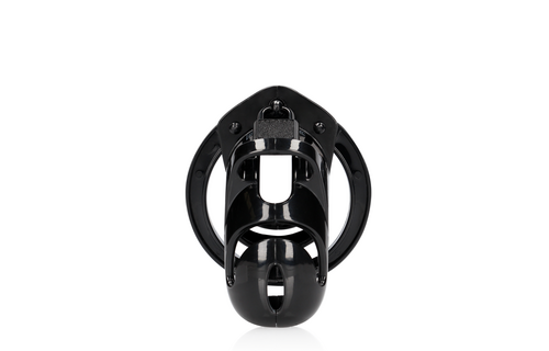 Modell 25 Keuschheitskäfig Schwarz – Komfort & Kontrolle 9 cm