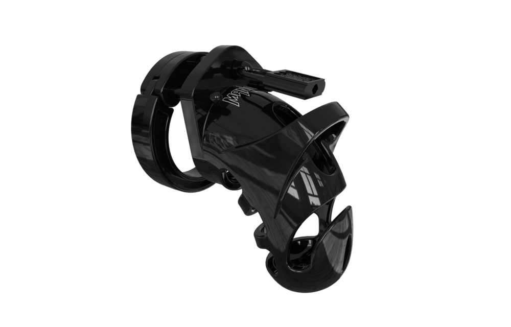 Modell 25 - Keuschheitskäfig - 3,5'' / 9 cm - Schwarz