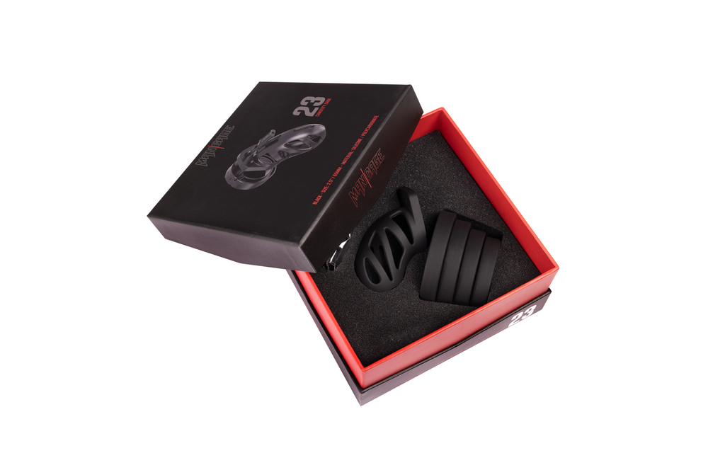 Model 23 Chastity Cage Black - Ultimate Control & Excitement