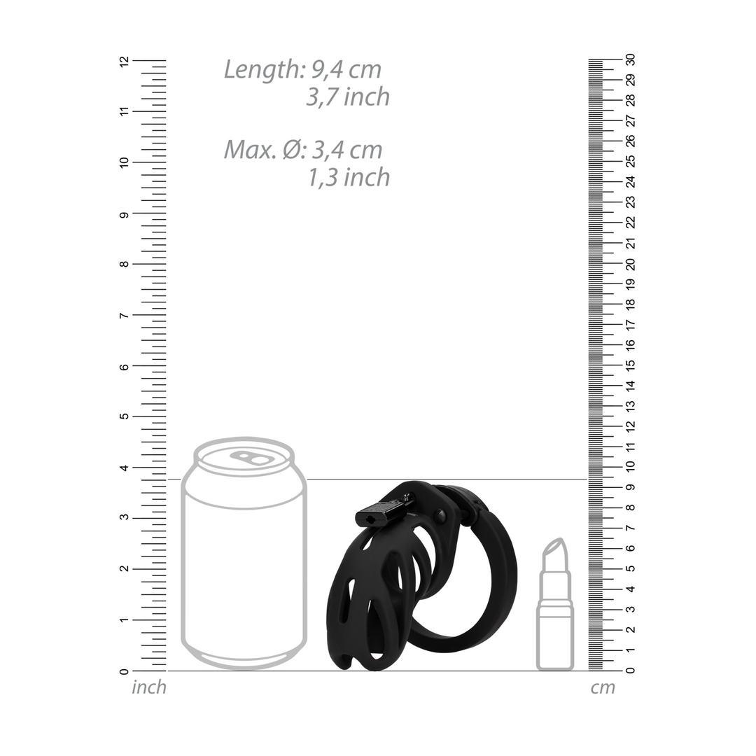 Model 24 Kuisheidskooi Zwart - Strak & Veilig Bdsm Accessoire