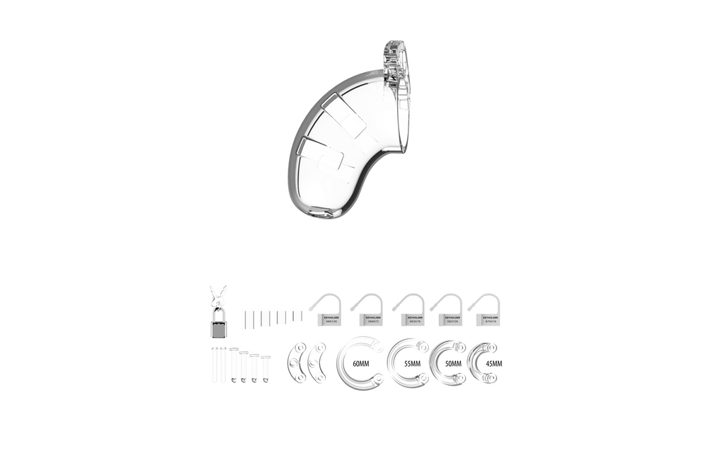 Modell 13 Keuschheitskäfig – Langlebiges & leichtes Polycarbonat