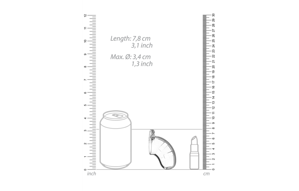Model 13 Chastity Cage – Durable & Lightweight Polycarbonate