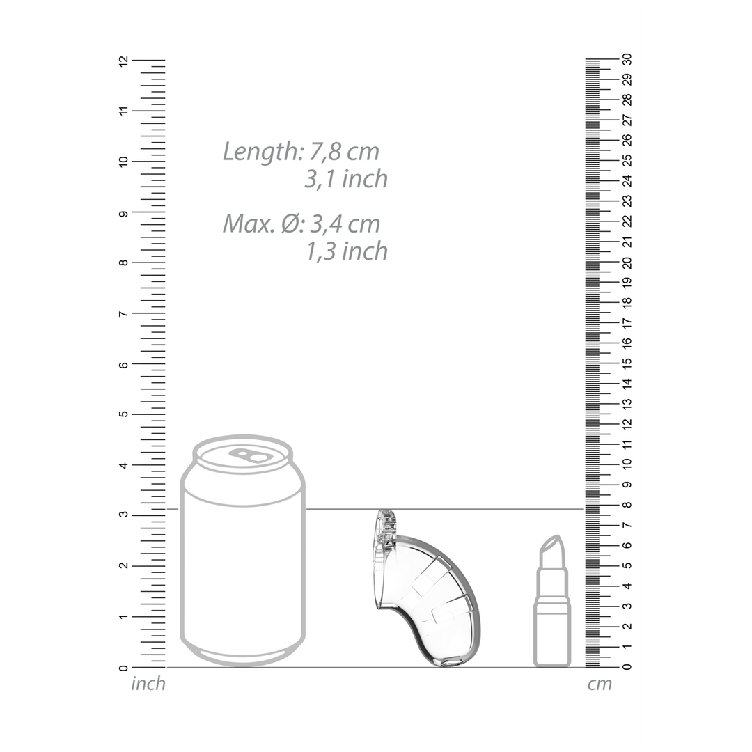 Modell 13 Keuschheitskäfig – Langlebiges & leichtes Polycarbonat