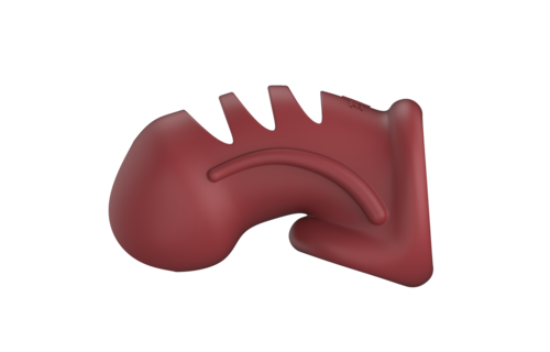 Modell 28 Roter Silikon-Keuschheitskäfig | Mancage BDSM-Tool