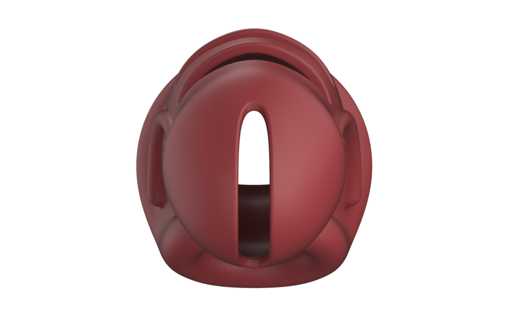 Model 28 Red Silicone Chastity Cage | Mancage BDSM Tool