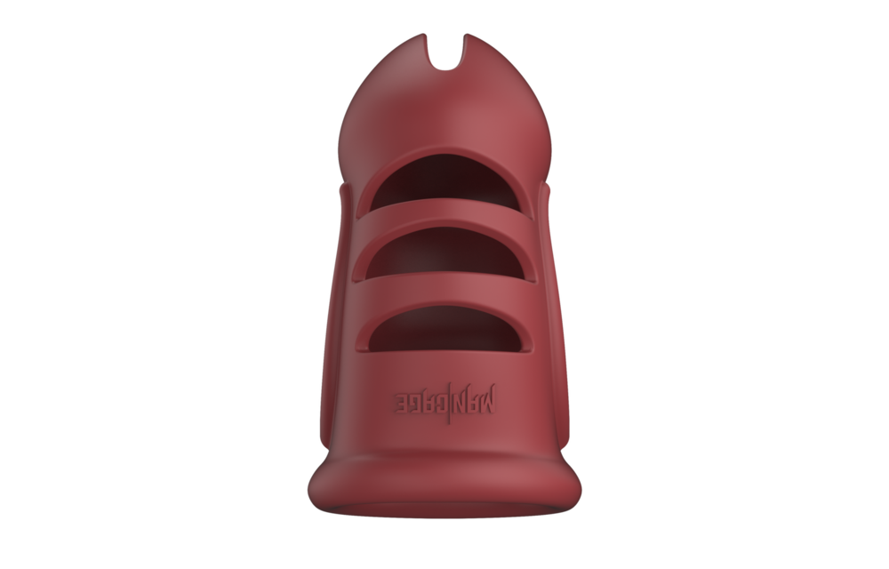 Model 28 Rode Siliconen Kuisheidskooi | Mancage Bdsm Tool