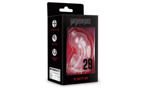 Model 29 TPE Extramarital Cage Transparent | Mancage BDSM