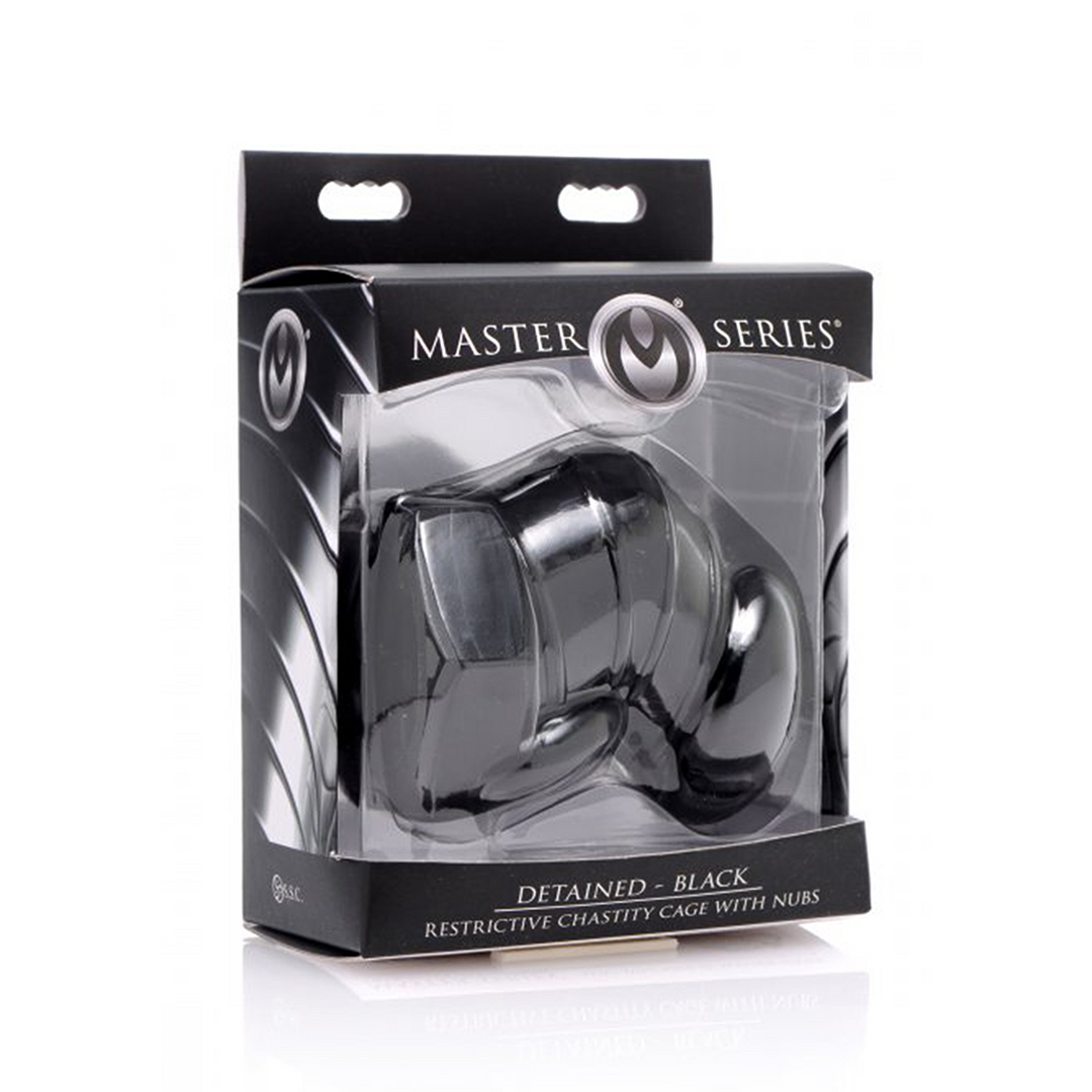 Zwarte Kuisheidskooi Met Studs | Compact & Prikkelend Xr Brands