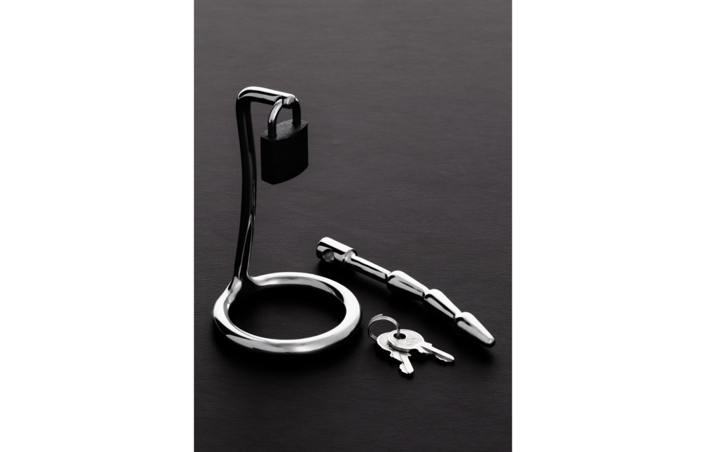 The Humped Cock Trap - Stainless Steel Penis Plug & Cock Ring