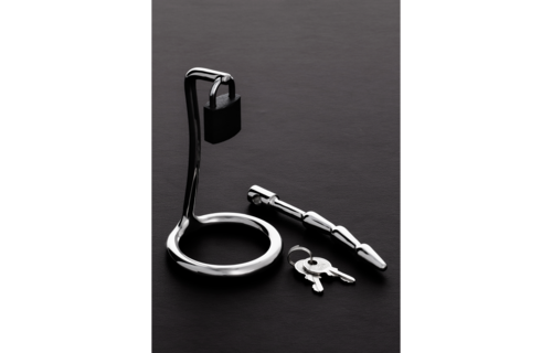 The Humped Cock Trap - Stainless Steel Penis Plug & Cock Ring