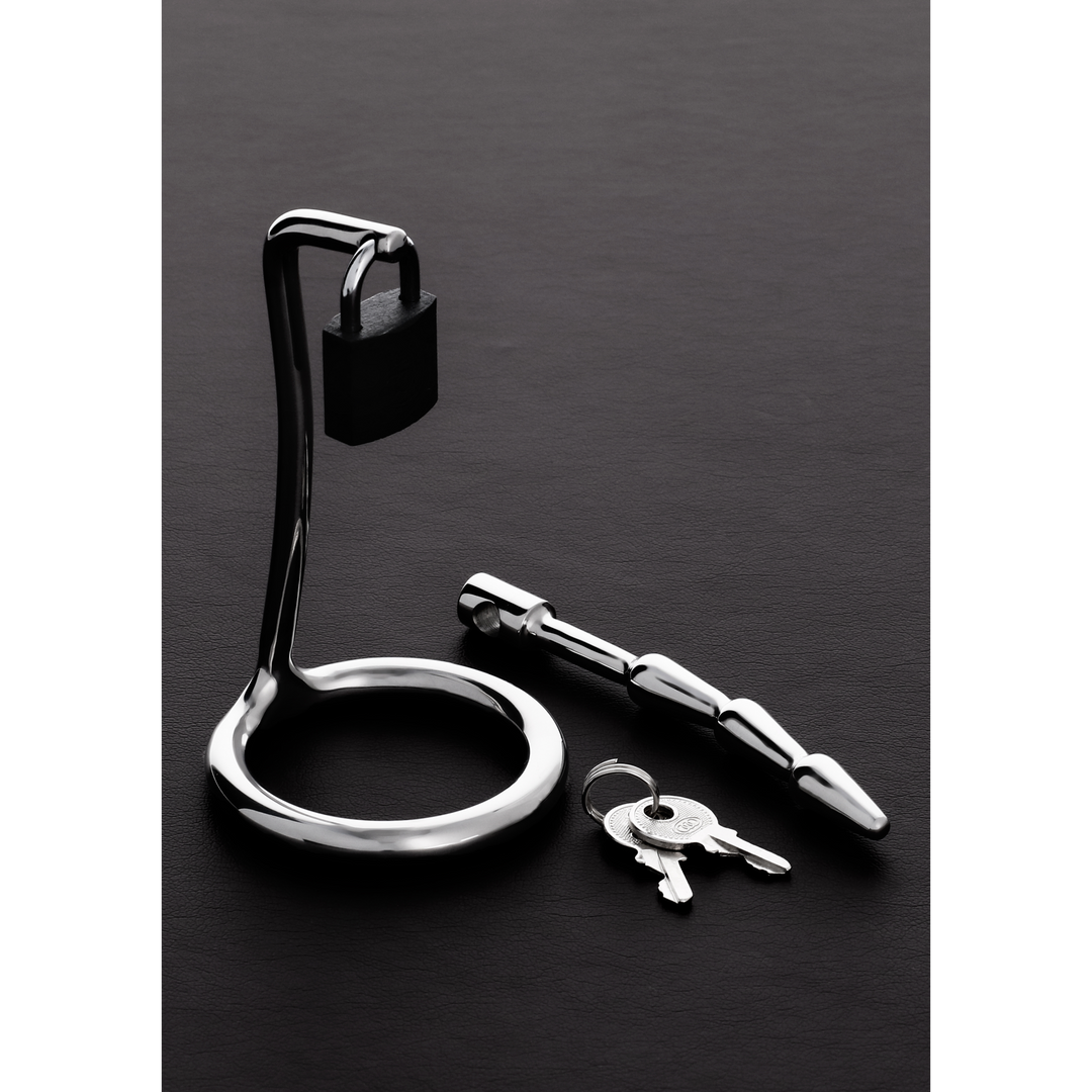 The Humped Cock Trap – Penisplug & Cockring aus Edelstahl