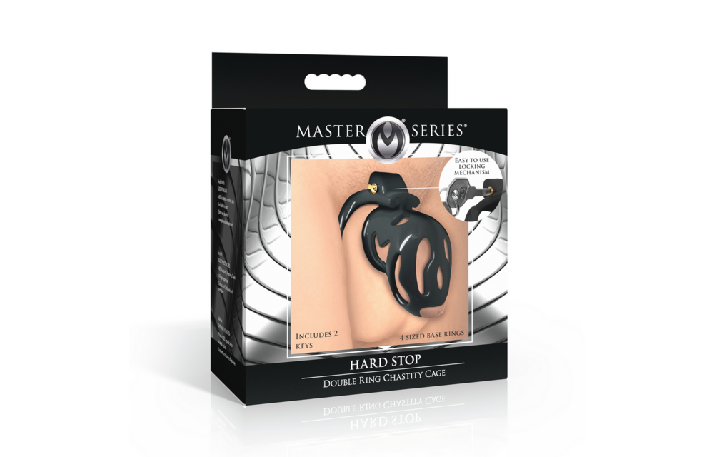 Hard Stop Doppelring Kastele Cage Schwarz – Robust & sicher