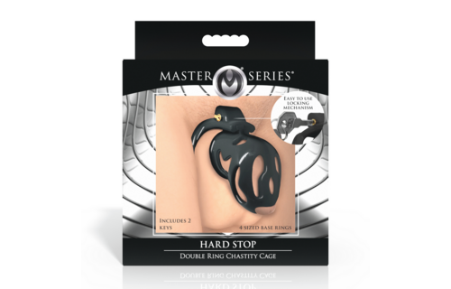 Hard Stop - Dubbele Ring Kastele Cage - Zwart