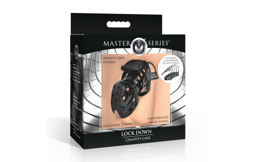Lock Down - Chastity Cage - Black