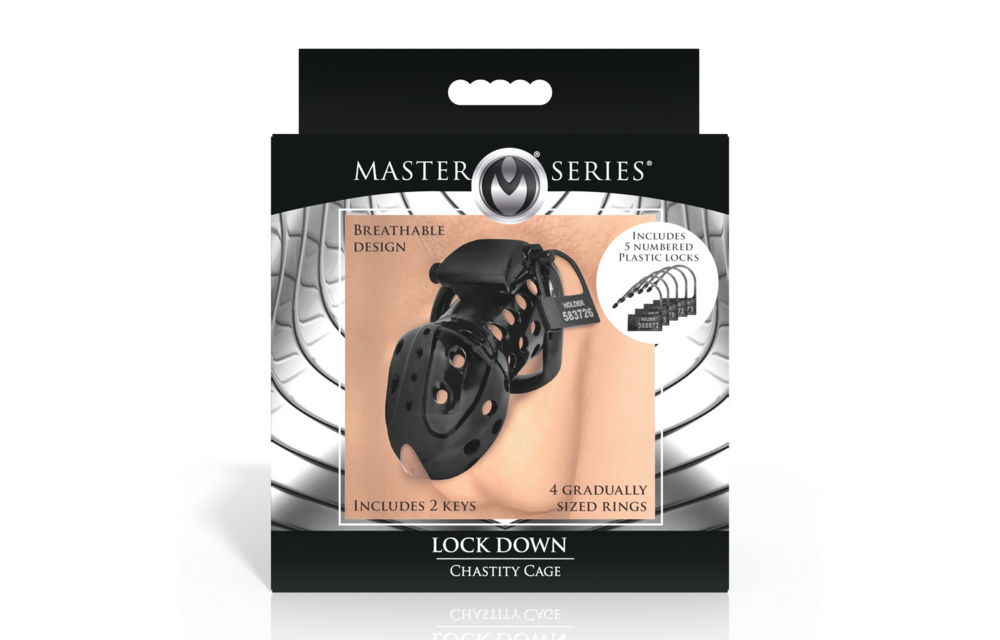 Lock Down - Chastity Cage - Black